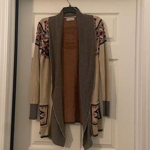If it were me. Aztec sweater cardigan size M